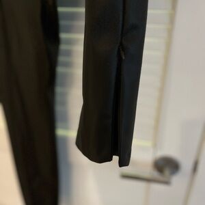 Zara leather leggings zip bottom